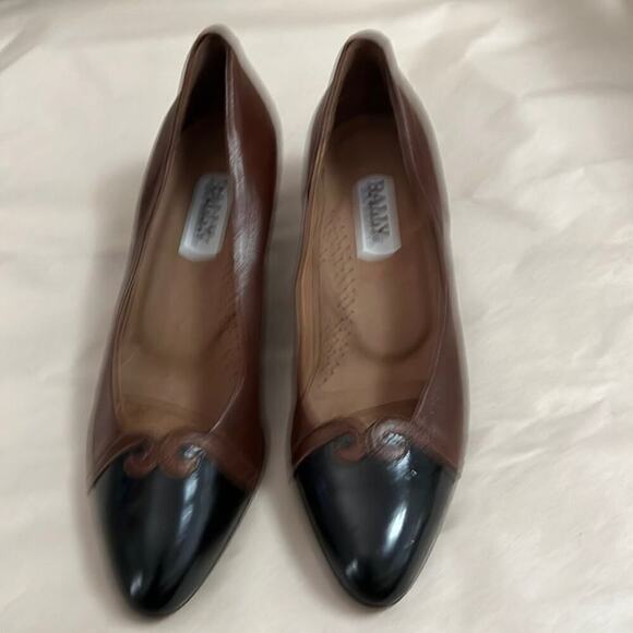 BALLY NAPPA FLEX LEATHER PUMPS SIZE‎ 8M - Picture 1 of 6